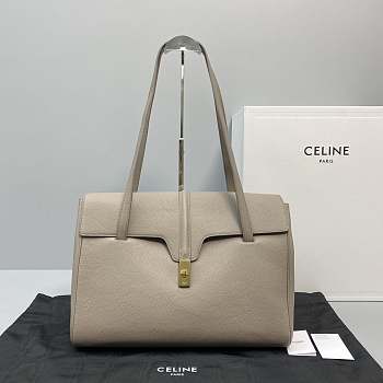 Celine Sort 16 Bag In Black Smooth Calfskin Size 38cm
