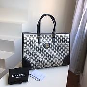 Celine Horizontal In Textle With Cabas Embroidery Size 43cm - 1