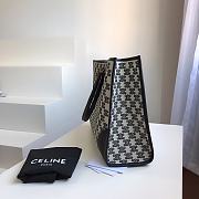 Celine Horizontal In Textle With Cabas Embroidery Size 43cm - 6