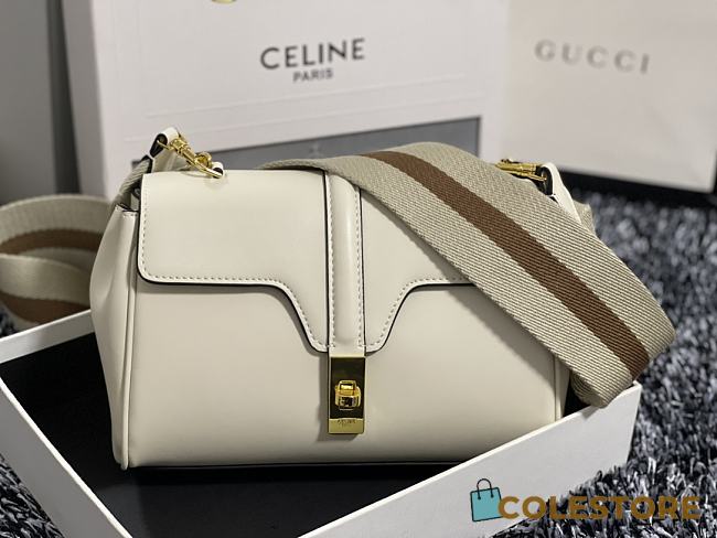Celine Teen Soft 16 In White Size 23cm   - 1