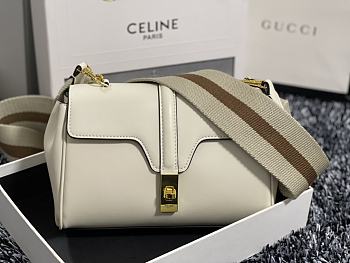 Celine Teen Soft 16 In White Size 23cm  