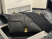 Celine Teen Soft 16 In Black Size 23cm   - 1
