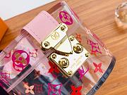Louis Vuitton Square Box Scott In Pink Size 12.5cm  - 2