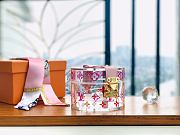 Louis Vuitton Square Box Scott In Pink Size 12.5cm  - 3