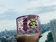 Louis Vuitton Square Box Scott In Pink Size 12.5cm  - 6
