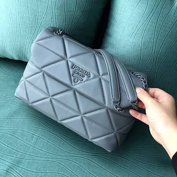 Prada Spectrum Large Bag In Blue Size 27cm