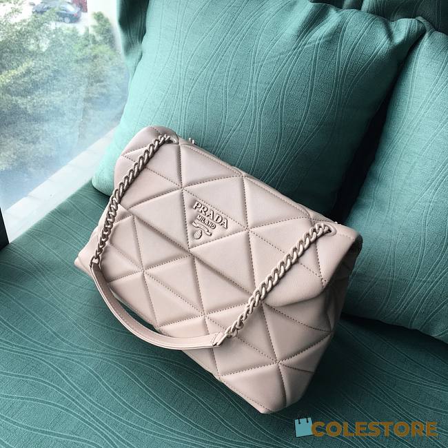 Prada Spectrum Large Bag In Beige Size 27cm - 1