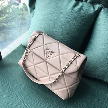 Prada Spectrum Large Bag In Beige Size 27cm