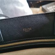 Celine Small Cabas Vertical In Textile Black Size Size 31cm - 6