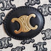 Celine Small Cabas Vertical In Textile Black Size Size 31cm - 3