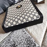 Celine Small Cabas Vertical In Textile Black Size Size 31cm - 2