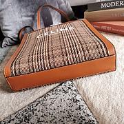Celine Small Vertical Cabas In Brown Size 33cm - 4