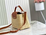 Louis Vuitton Capucine Straw Bag Size 27cm - 4