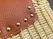 Louis Vuitton Capucine Straw Bag Size 27cm - 2