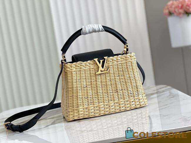 louis vuitton straw bags