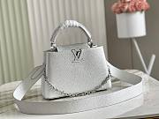 Louis Vuitton Capucine In Silver Size 20cm - 1