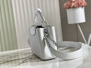 Louis Vuitton Capucine In Silver Size 20cm - 6