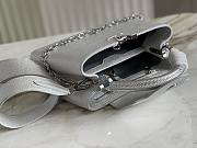 Louis Vuitton Capucine In Silver Size 20cm - 5