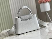 Louis Vuitton Capucine In Silver Size 20cm - 4
