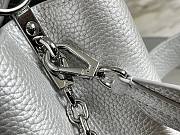 Louis Vuitton Capucine In Silver Size 20cm - 3