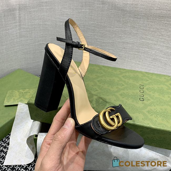 Gucci Black Heels Sandal - 1