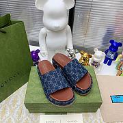 Gucci Slipper In Blue - 1