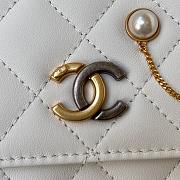 Chanel Symbolic White WOC Size 22cm - 4
