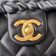 Chanel Braided Calfskin Flap Bag Size 22cm - 2