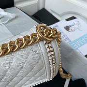 Chanel Boy Bag Caviar Leather Gold Hardware Size 25cm - 5