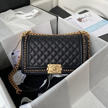 chanel le boy size