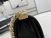 Chanel Boy Bag Black Caviar Leather Size 20cm - 2