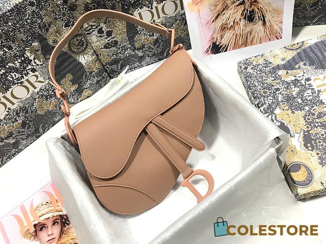 Dior Saddle Beige Ultramatte Calfskin Size 25.5cm - 1