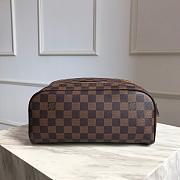 Louis Vuitton Brown Damier Dopp Kit Toilet Pouch Size 28cm - 4