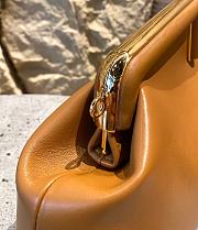 Fendi First Brown Leather Bag Size 32cm - 5