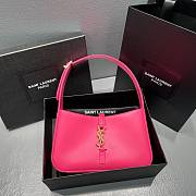 YSL Le5A7 Hobo Bag In Pink 65722 Size 24.5cm - 1