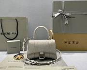 Colestore Balenciaga Hourglass Bag Silver Size 19cm  - 1