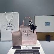 Prada Sequined Mesh Tote Bag In Pink Size 20cm - 1