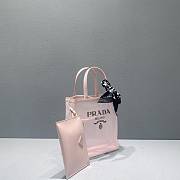Prada Sequined Mesh Tote Bag In Pink Size 20cm - 4