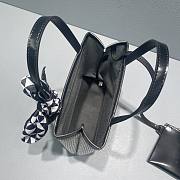 Prada Sequined Mesh Tote Bag In Black Size 20cm - 2