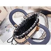 Dior Wicker Oblique Jacquard Natural Bag  - 5