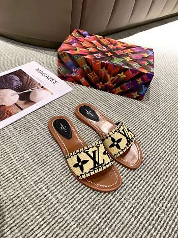 Louis Vuitton Raffia Slipper