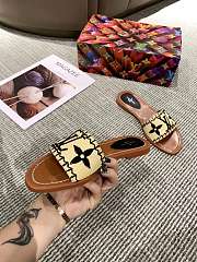 Louis Vuitton Raffia Slipper - 4