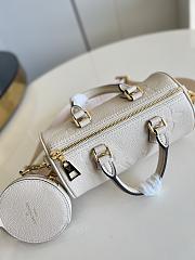 Louis Vuitton Papillon In White M45707 Size 20cm - 2