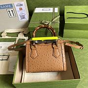 Gucci Diana Ostrich Leather Size 20cm - 4