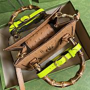 Gucci Diana Ostrich Leather Size 20cm - 2