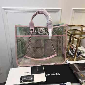 chanel pvc tote bag