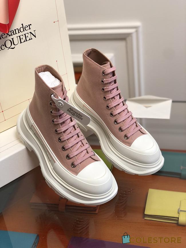 Alexander McQueen Tread Slick high-top sneakers Pink - 1