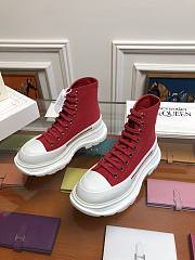 Alexander McQueen Tread Slick high-top sneakers Red - 4
