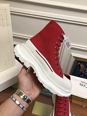 Alexander McQueen Tread Slick high-top sneakers Red - 3
