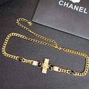 Chanel Gold Pearl Belt - 5